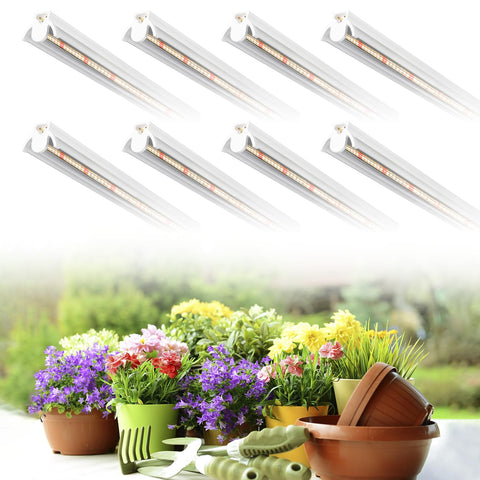 TVTUTPWY grow light T5 1.4ft 8pcs 10W boosts compact indoor greens
