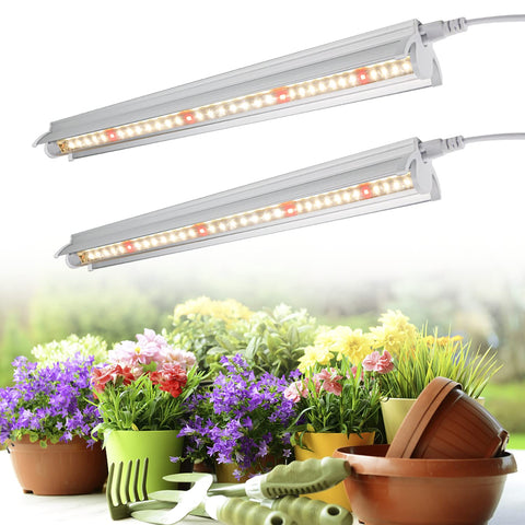 TVTUTPWY grow light T5 1.4ft strip close-up shows compact design for small spaces