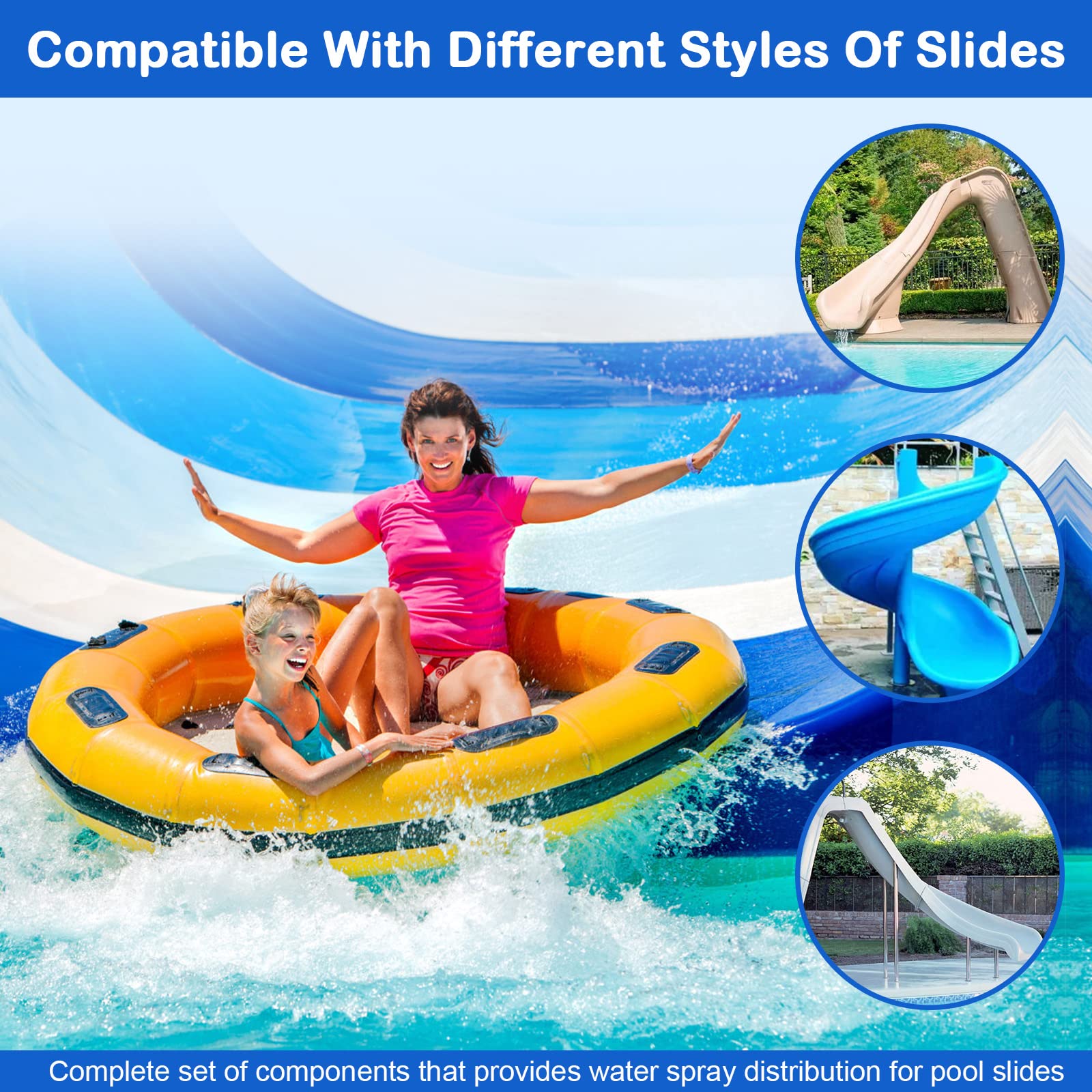 Tvwen pool slide installation guide helps with quick setup.