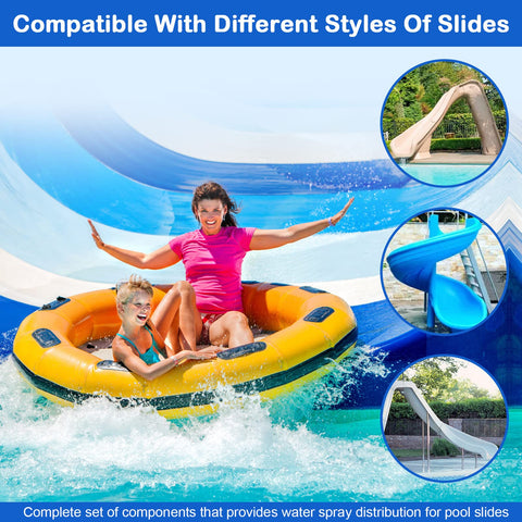 Tvwen pool slide installation guide helps with quick setup.
