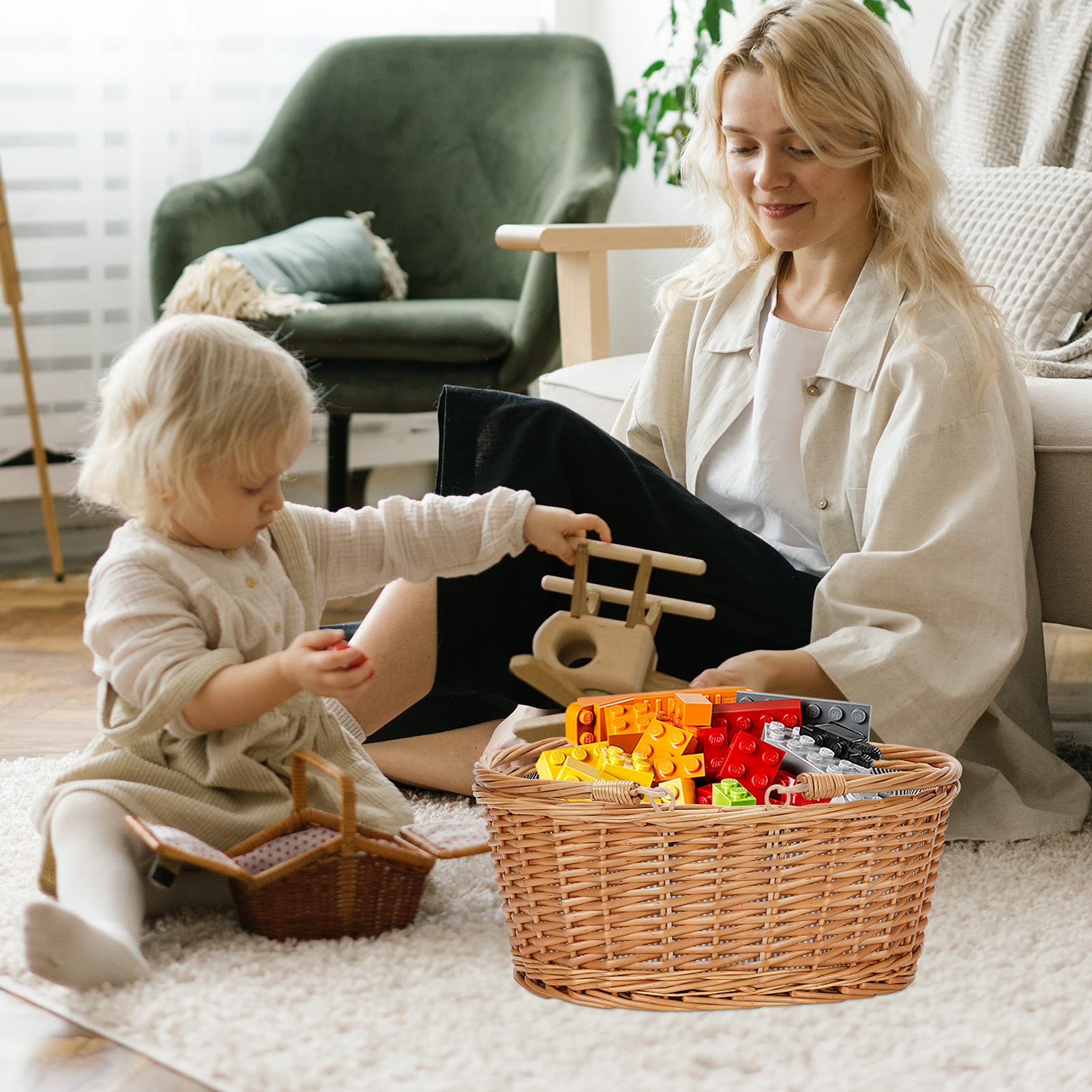 TwentyNext eco friendly empty basket ideal for weddings and gifts.