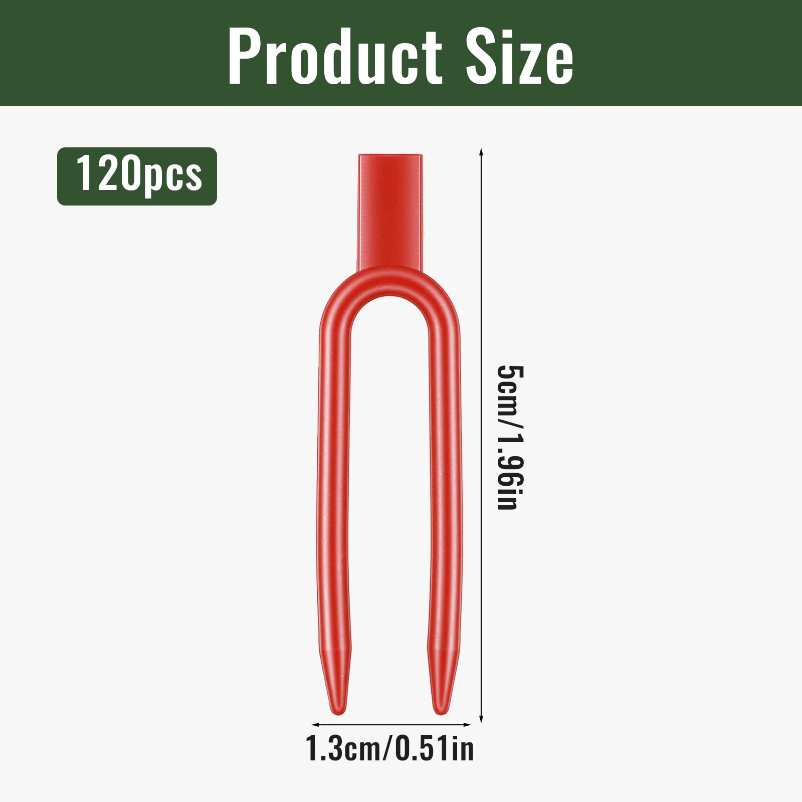 Tweruna pothos support pin u shape provides discreet climbing plant support.