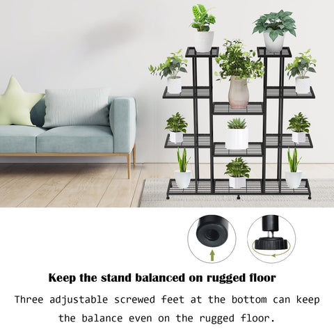 Twhep 9-tier stand dimensions emphasize ample footprint for corners and rooms