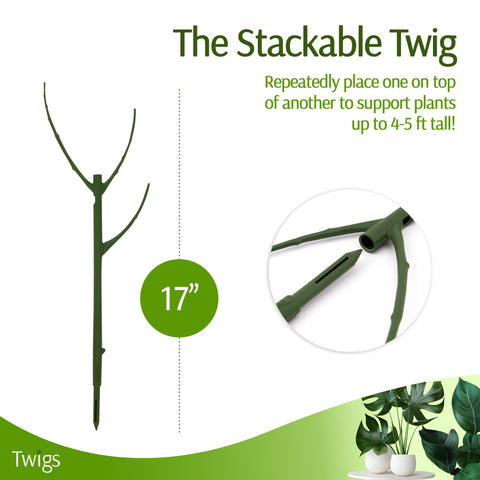 Twigs GA UV-protected plastic construction resists rust and wear.