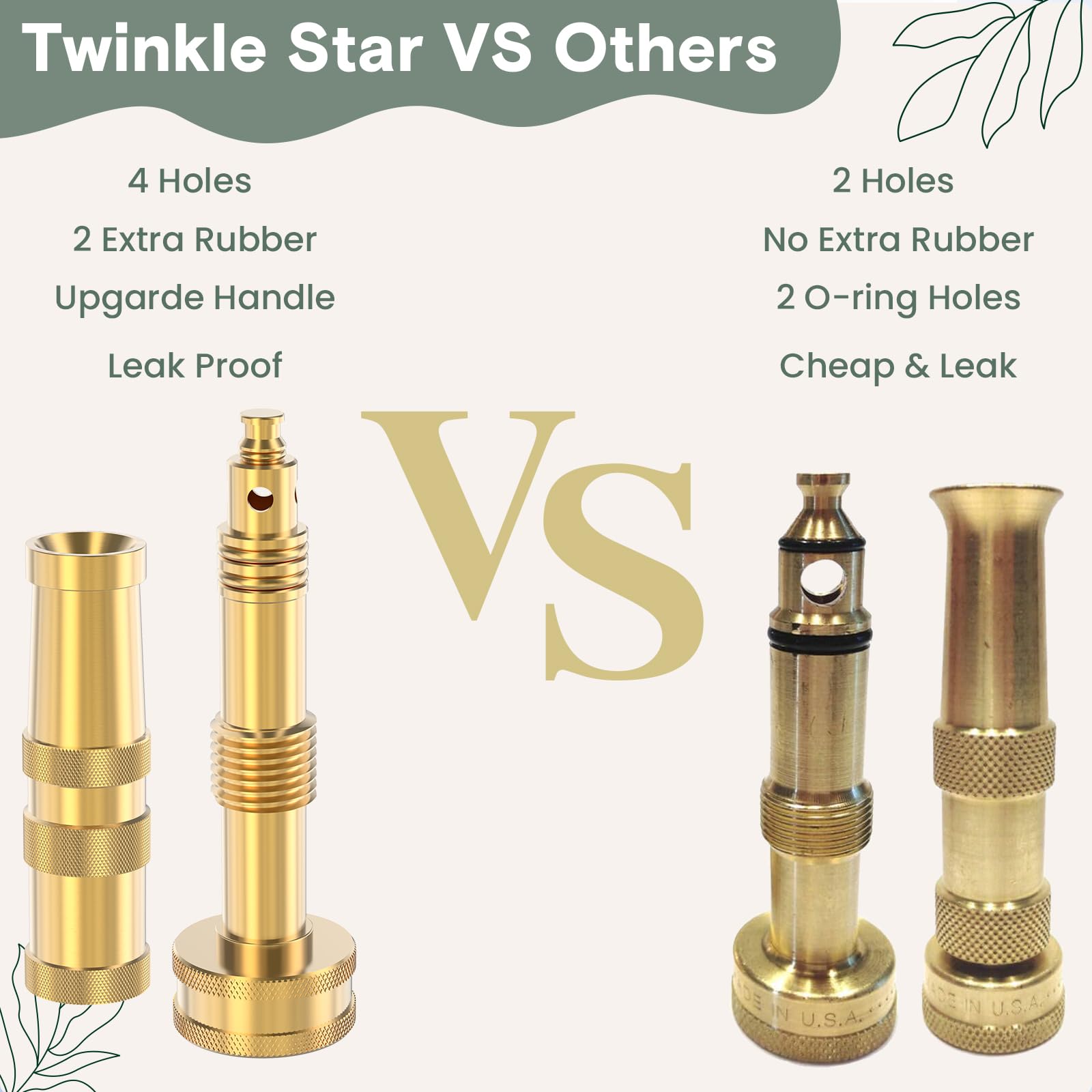 Twinkle Star 360-degree sprayer modes for versatile watering tasks