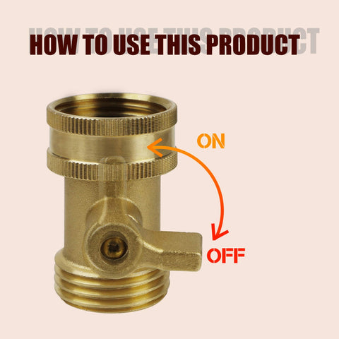 Twinkle Star brass shut-off valve close-up highlights corrosion-resistant construction for long-lasting performance.