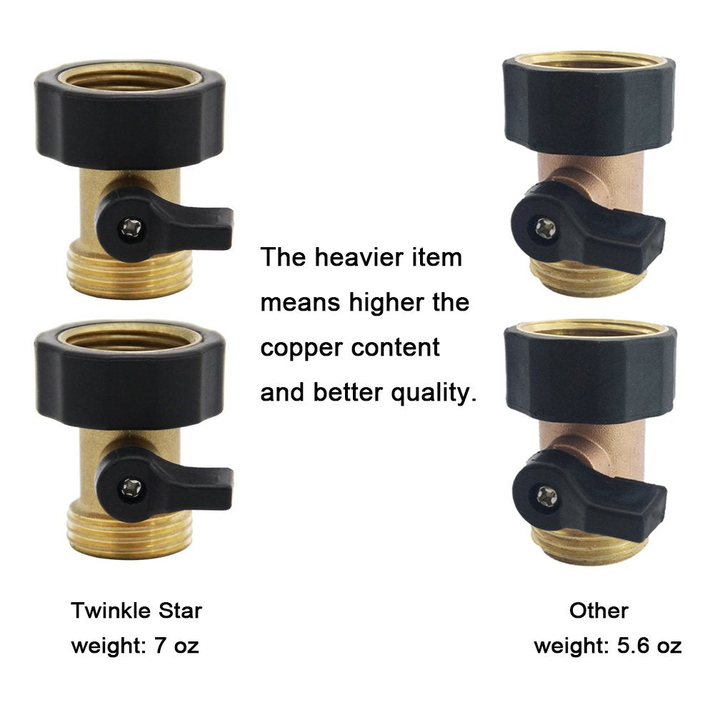 Rust-proof brass construction ensures lasting performance in outdoor watering.