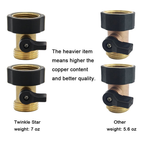 Rust-proof brass construction ensures lasting performance in outdoor watering.
