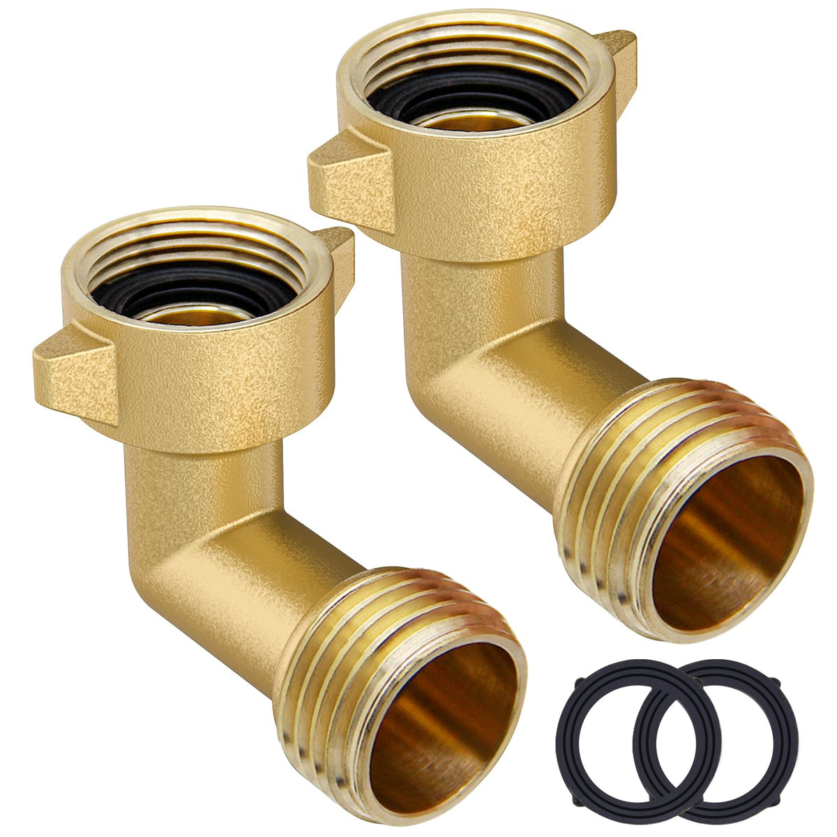 Twinkle Star garden hose elbow 90-degree brass for secure connections