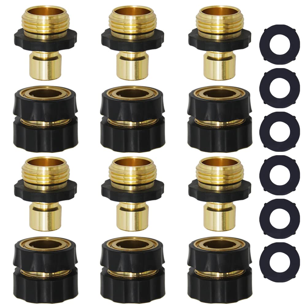 Twinkle Star 3/4 inch quick connector male with durable aluminum build for reliable watering