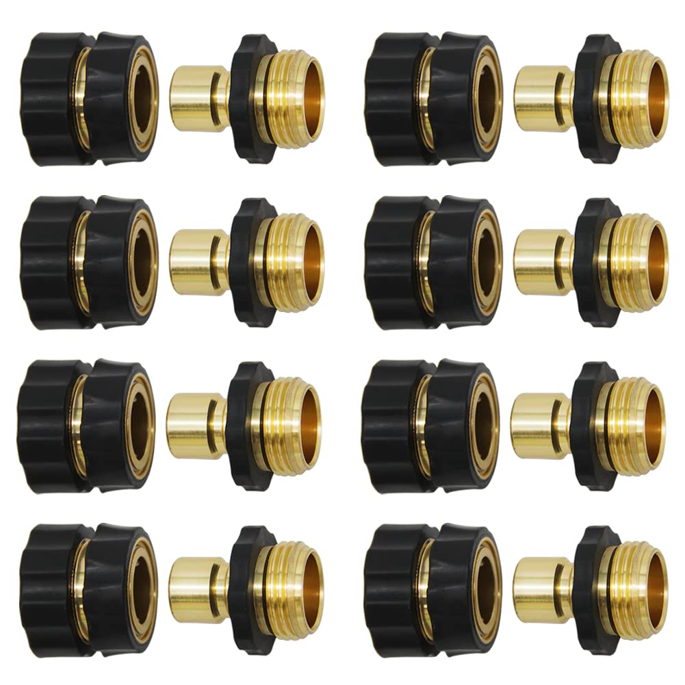 Twinkle Star garden hose quick connector set with universal on/off control.