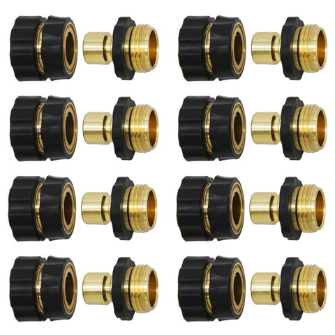 Twinkle Star garden hose quick connector set with universal on/off control.