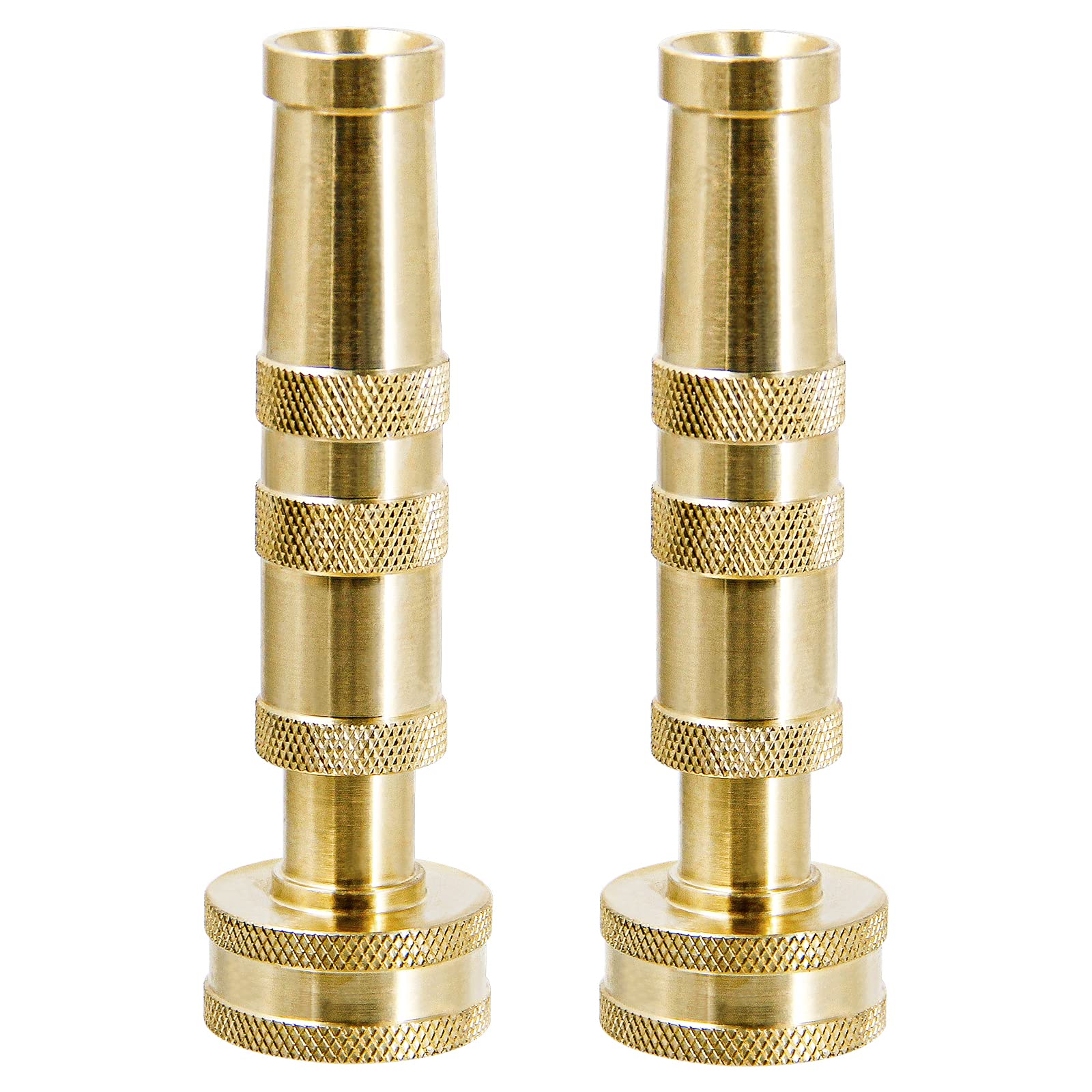 Twinkle Star heavy-duty brass adjustable nozzle close-up for reliable garden watering