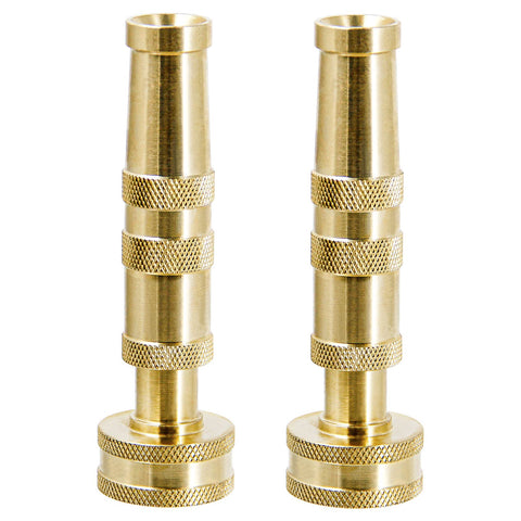 Twinkle Star heavy-duty brass adjustable nozzle close-up for reliable garden watering