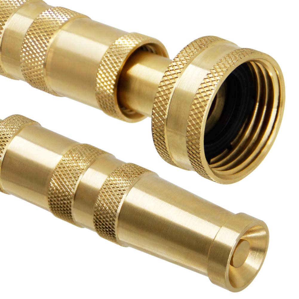 Twinkle Star adjustable twist nozzle side view shows four-hole tip for maximum flow