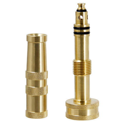 Twinkle Star brass nozzle front detail with leak-proof O-rings