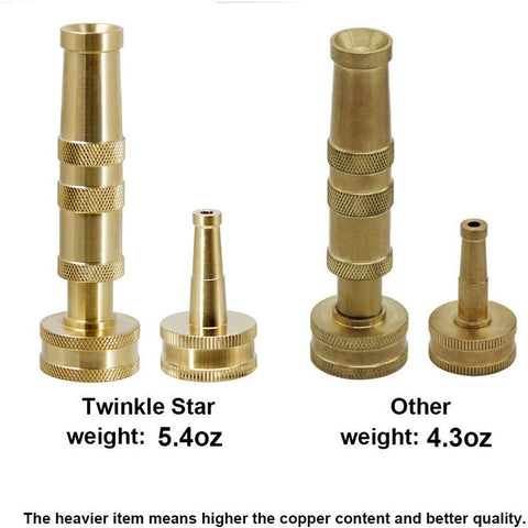 Twinkle Star heavy-duty brass construction ensures long-lasting outdoor use