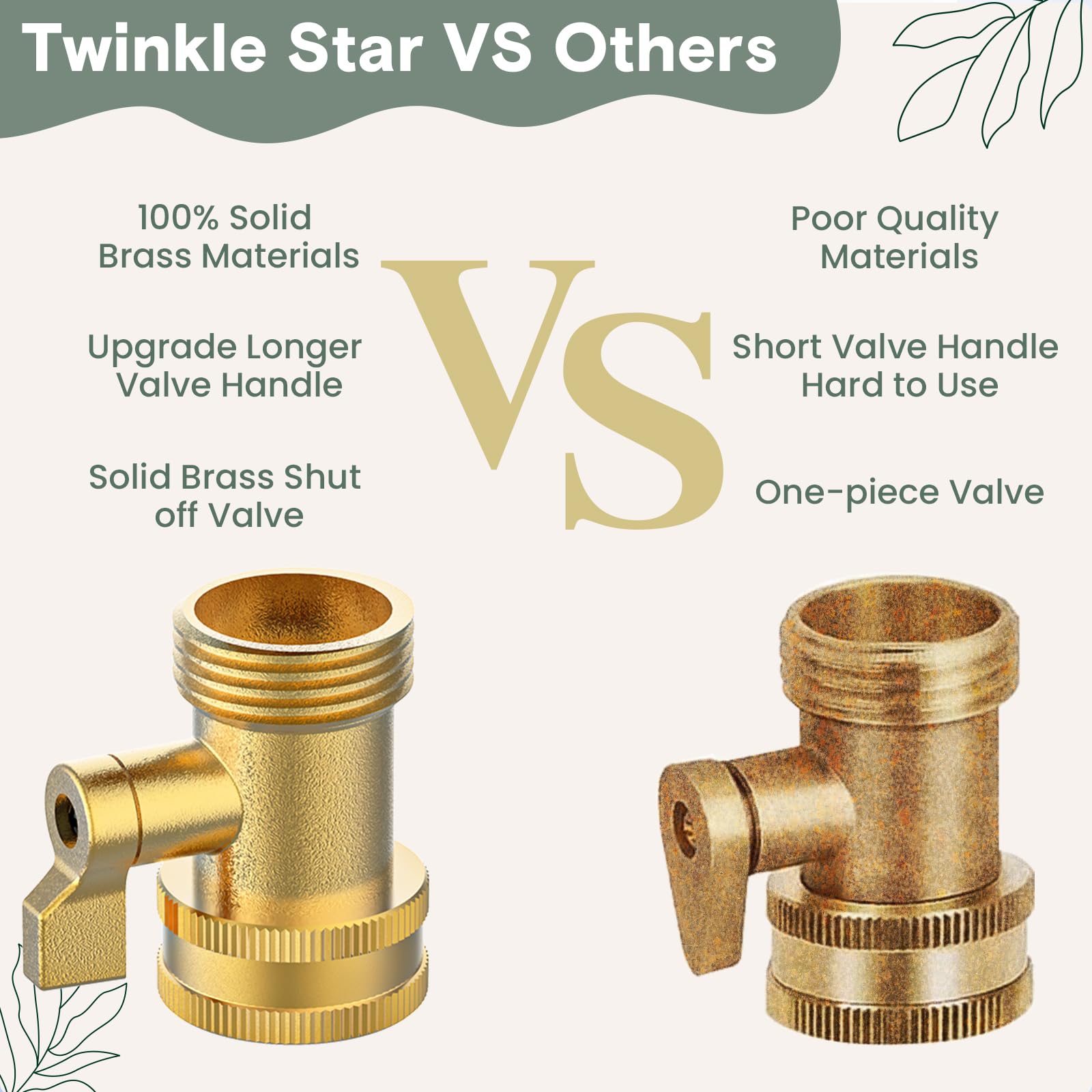 Twinkle Star jet-sweeper-nozzle with 3/4-in GHT connector for tough cleaning
