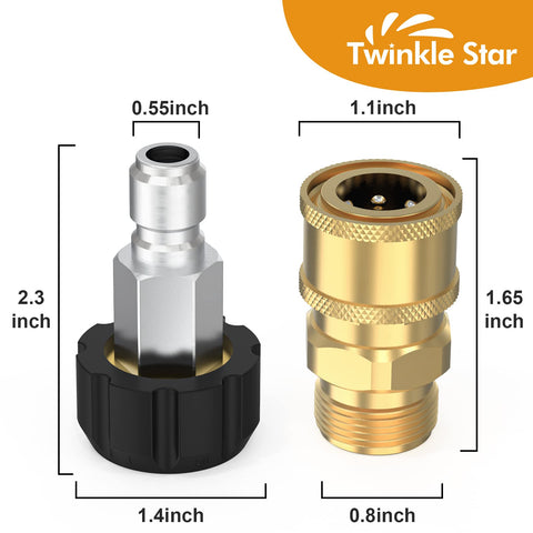 M22-14 thread detail ensures precise threading and minimal leaks.