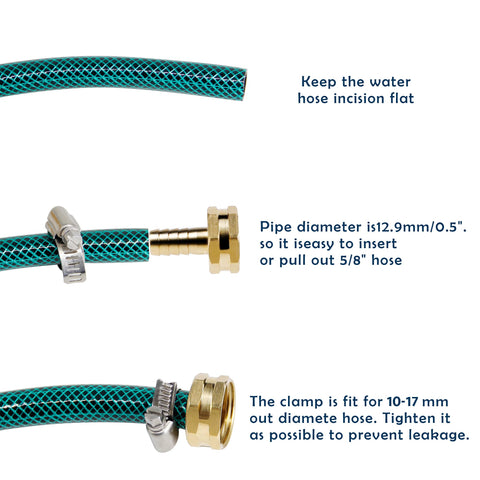 Twinkle Star male and female fittings simplify quick connections.
