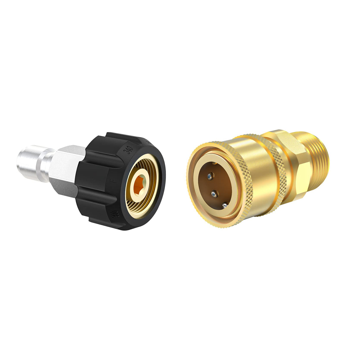 Twinkle Star quick-connect kit enables fast, secure hose setup during cleaning.