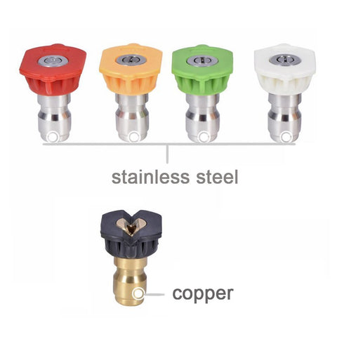 Twinkle Star 25-degree nozzle provides versatile wider cleaning arcs.