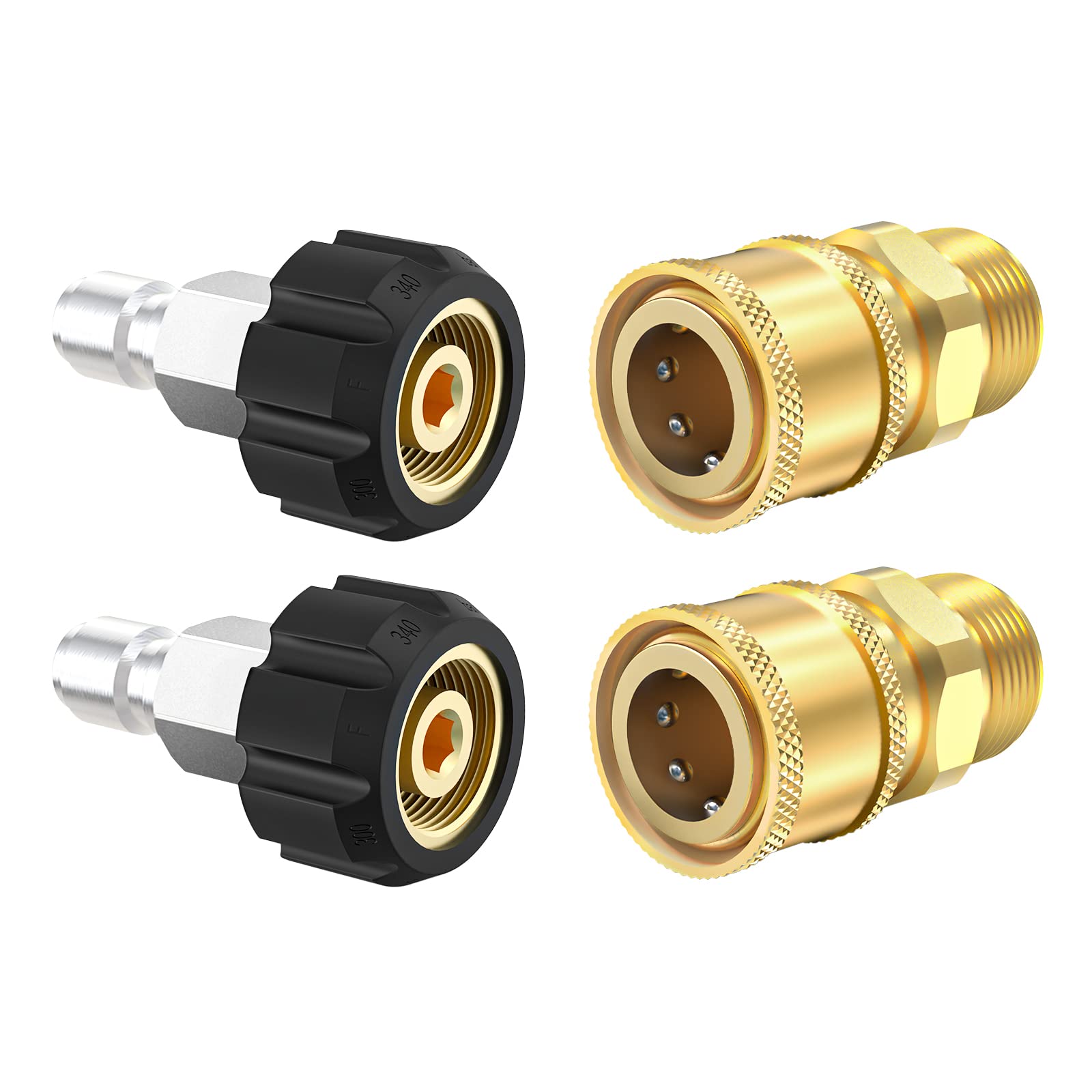 Twinkle Star quick-connect M22-14mm adapter for secure, fast hose and gun setup.