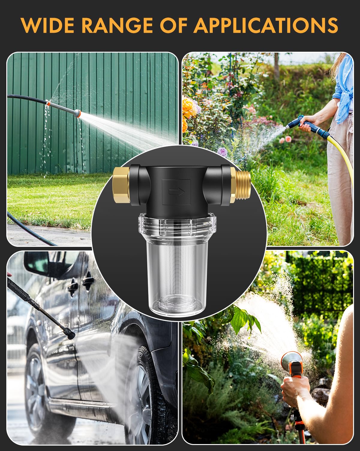 Twinkle Star setup for RV camping or car washes maintains nozzle performance.