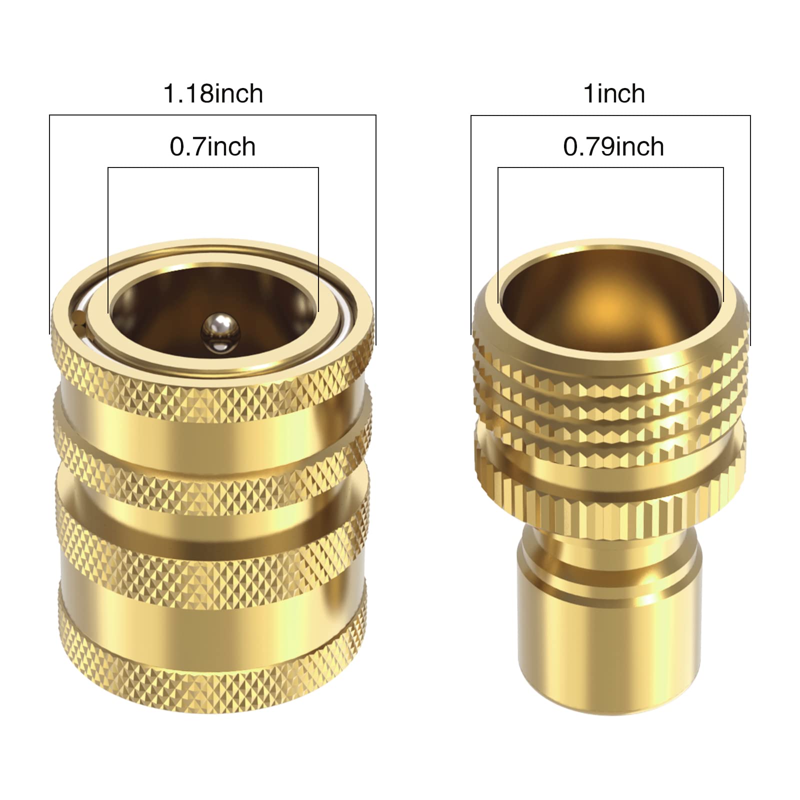 Twinkle Star sink spigot connectors for secure faucet to hose connection.
