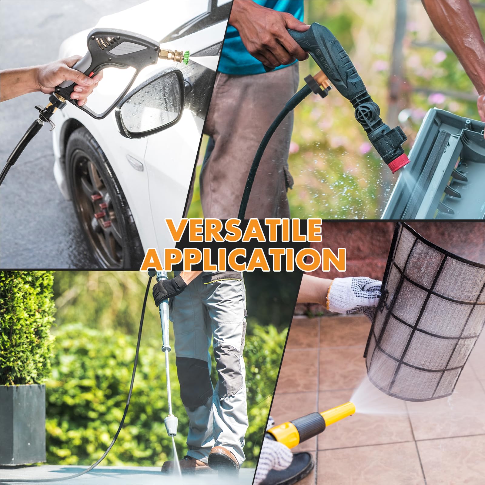 Broad compatibility with hoses and fittings supports versatile garden setups.
