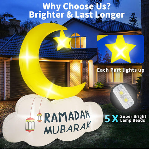 TwoBees Ramadan lawn setup ready to wow guests at dusk