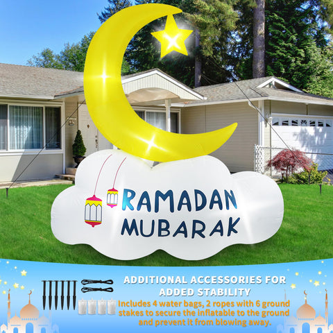 TwoBees Ramadan night illumination creates a welcoming outdoor vibe