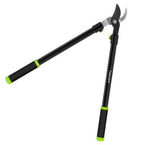 Twocorn 28-inch garden bypass lopper with steel blade for precise cuts up to 1.5 inches.