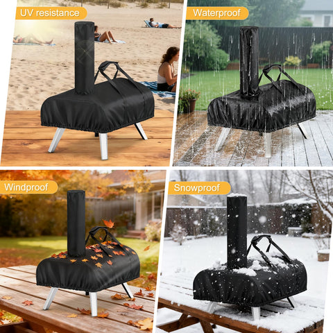 TwoPone chimney-connected design saves time during setup.