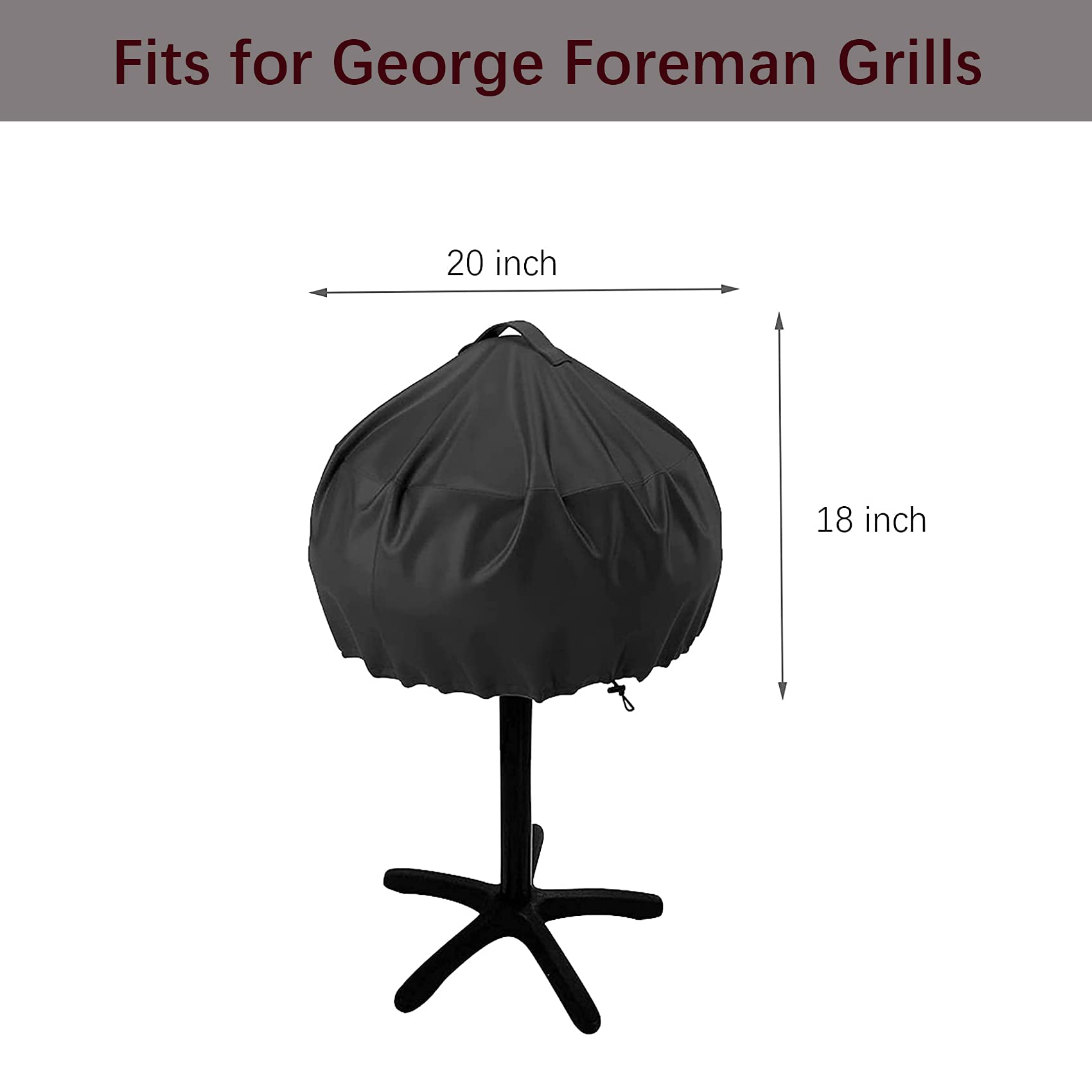TwoPone grill cover windproof elastic secure fit for stable outdoor use
