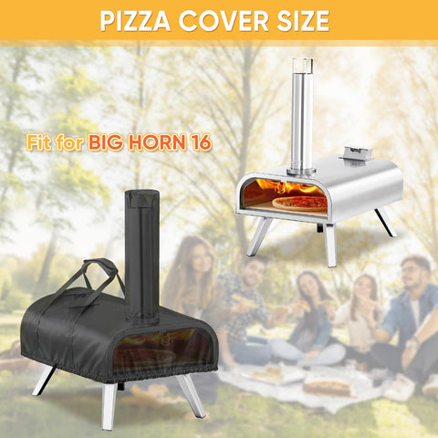TwoPone weatherproof oxford cloth shell protecting outdoor oven