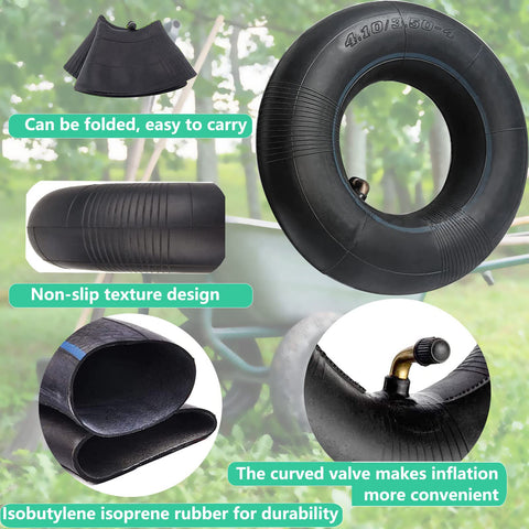 Tworider 410/350-4 inner tube compatibility with various equipment
