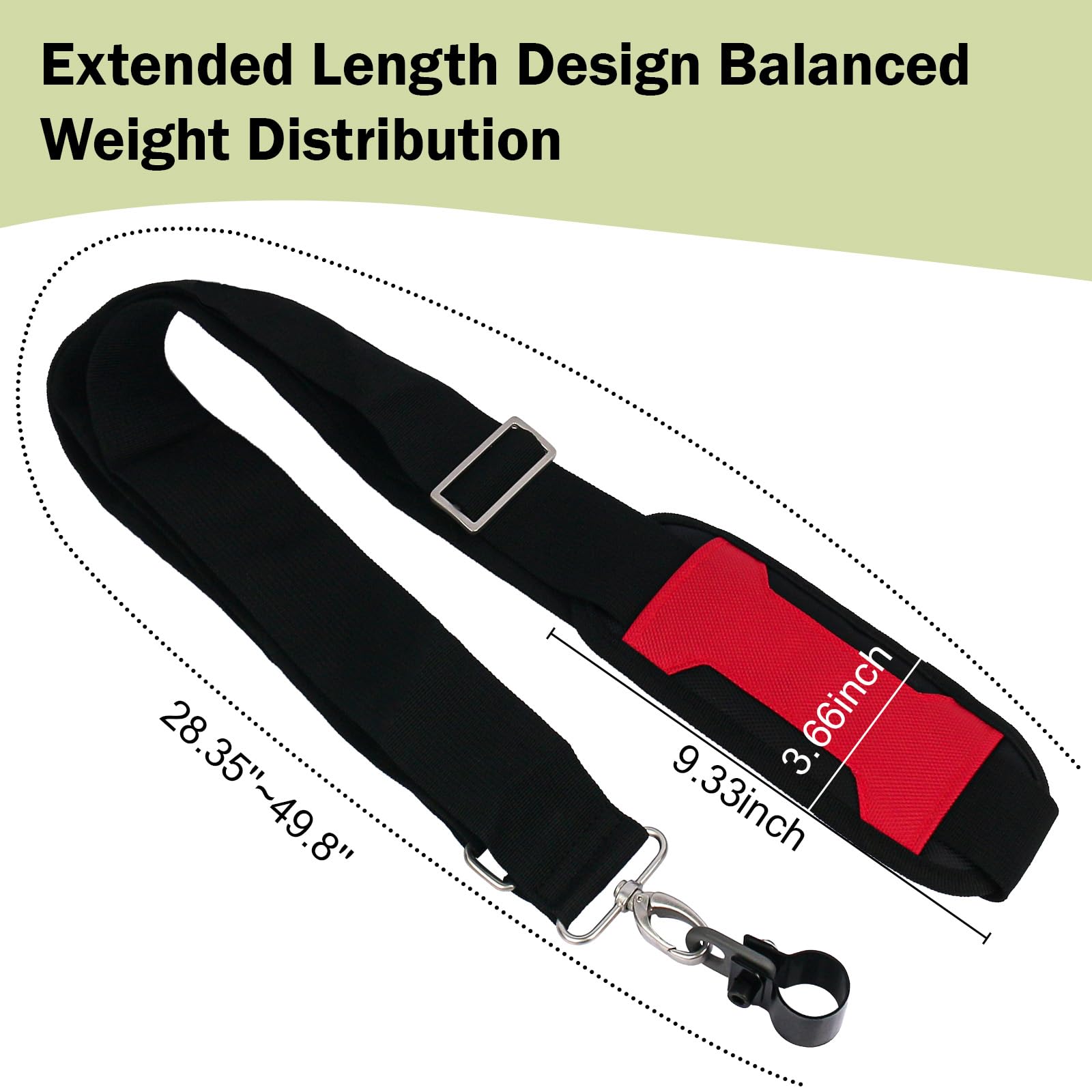 Txdiyifu strap attached to Milwaukee M18 for better balance and control