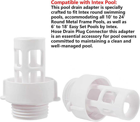 TXDIYIFU easy set pool drain plug enabling quick seasonal pool maintenance.