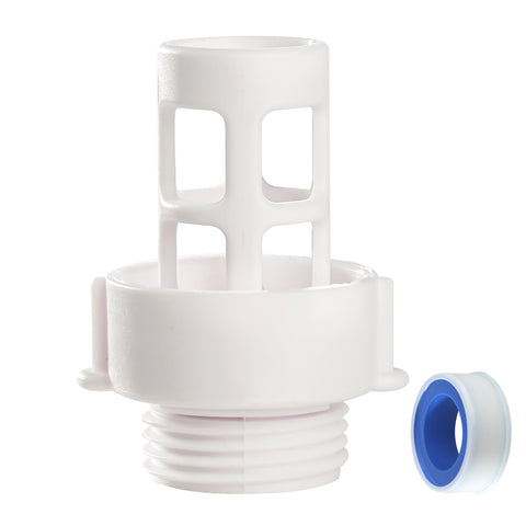 TXDIYIFU garden hose drain plug connector close-up, enabling quick drainage for Intex pools.