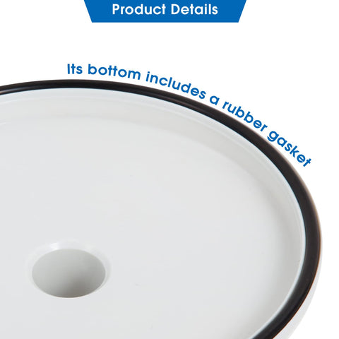 Premium rubber gasket on SP1106 creates a tight vacuum seal.