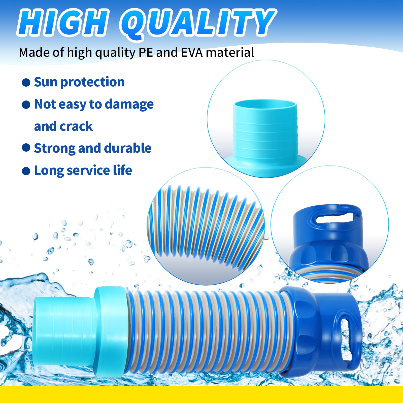Zodiac MX6 MX8 leaf catcher hose adapter shown for durable pool maintenance.
