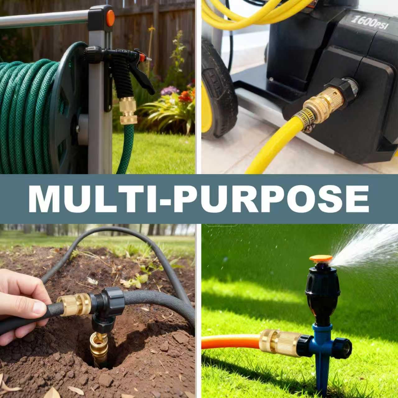 Txmiuao compatible with most hoses and sprinklers for flexible garden watering setups