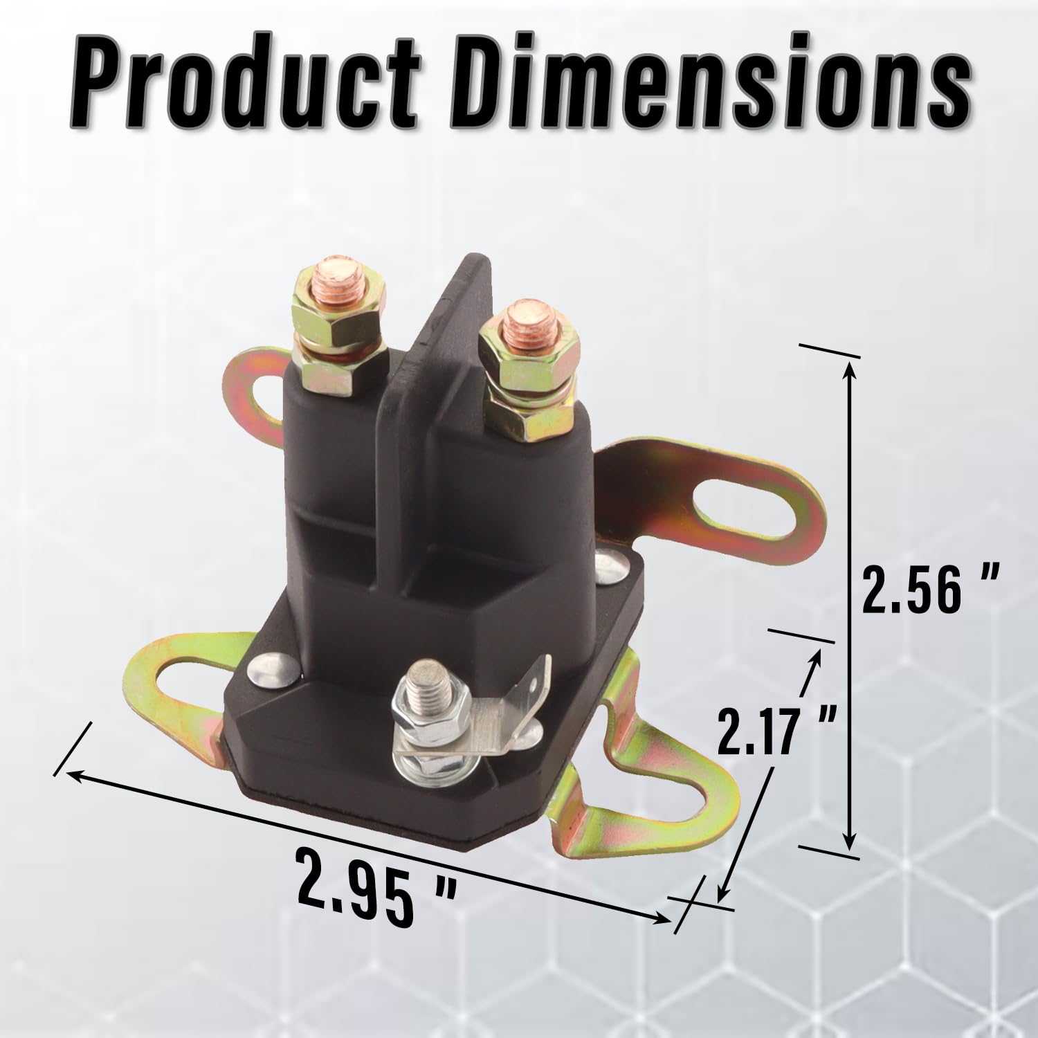 TXRXIZ 12V starter solenoid wiring connections ensure secure electrical flow