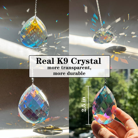 TXXNSM prism set brightens porch with shifting rainbow reflections.