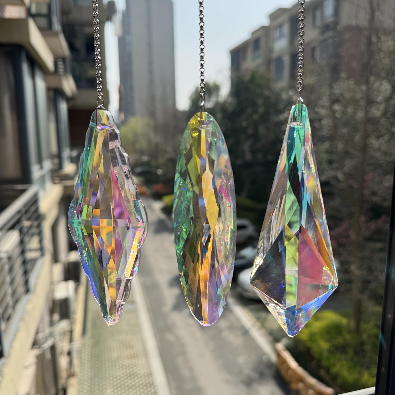 TXXNSM five-inch sun catcher size fits living areas nicely.