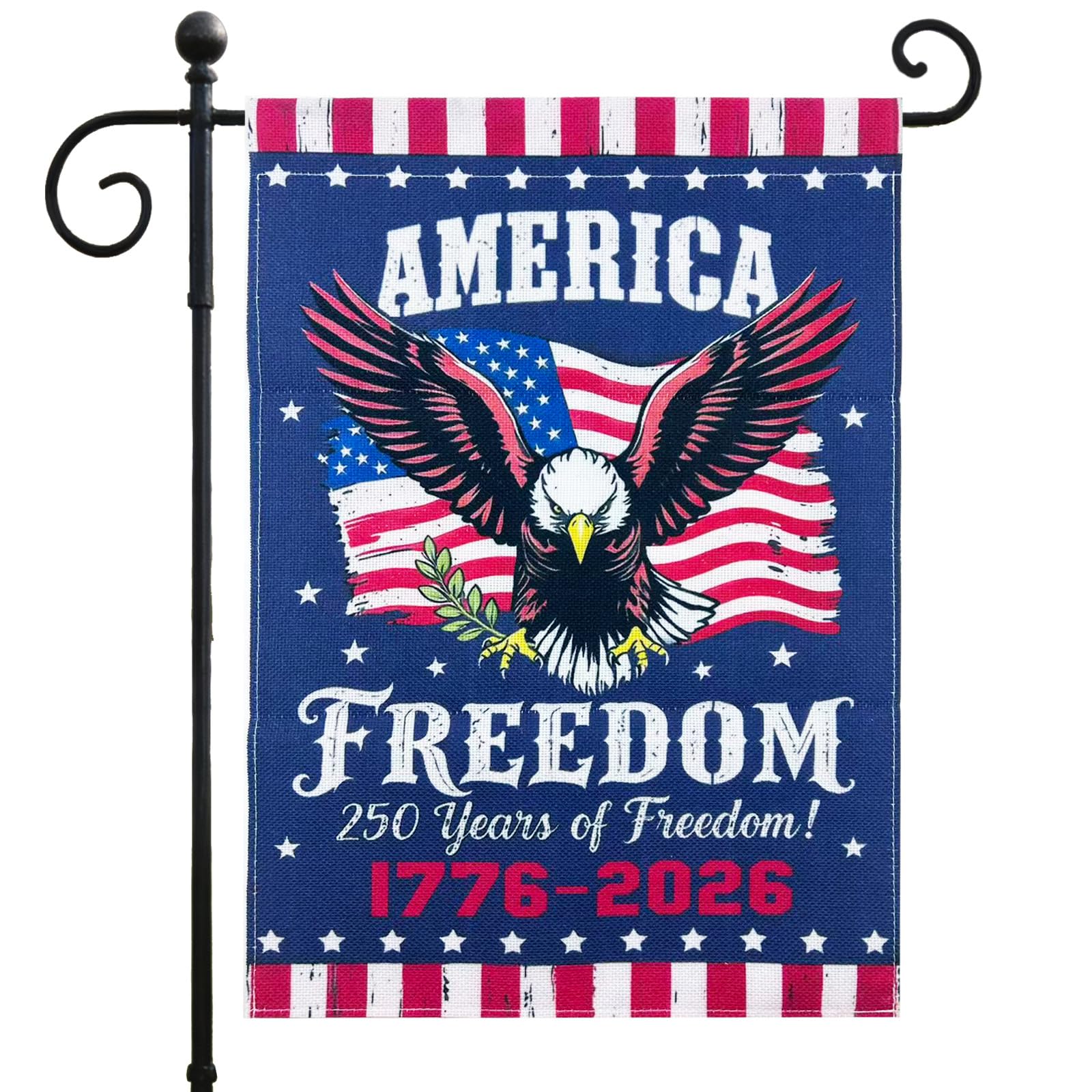 Tyalfrich 250th anniversary flag front view, ideal for outdoor patriotic display