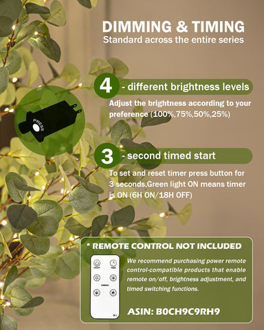 TYBEEU tree features UL-certified transformer and waterproof interface for safe setup