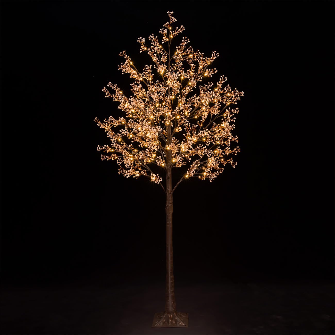 TYBEEU Baby's Breath Tree with 184 warm LEDs for living rooms