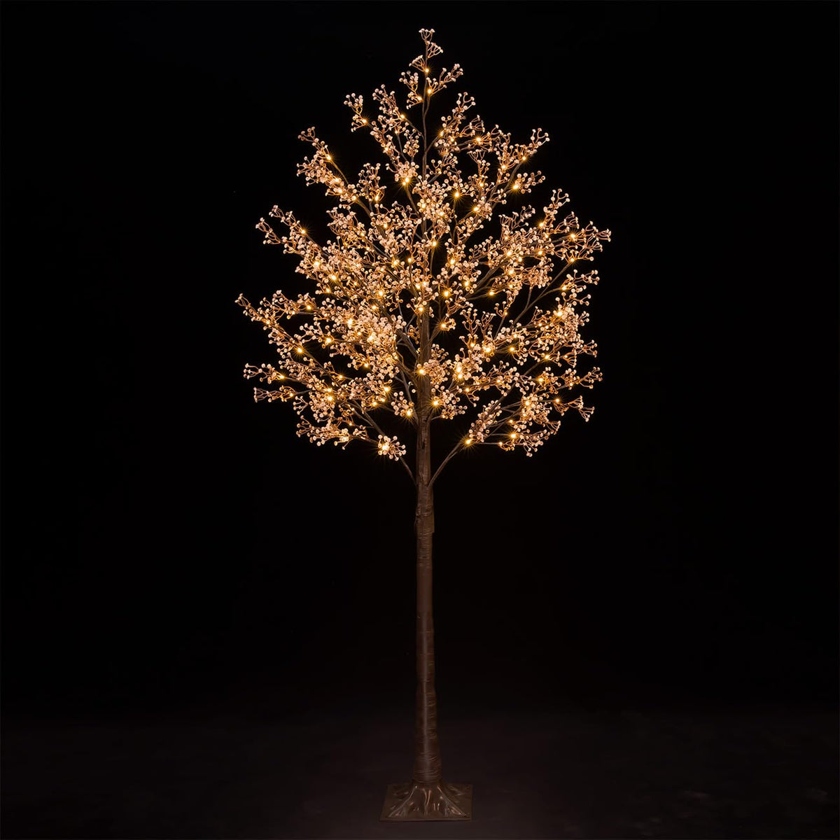 TYBEEU Baby's Breath Tree with 184 warm LEDs for living rooms